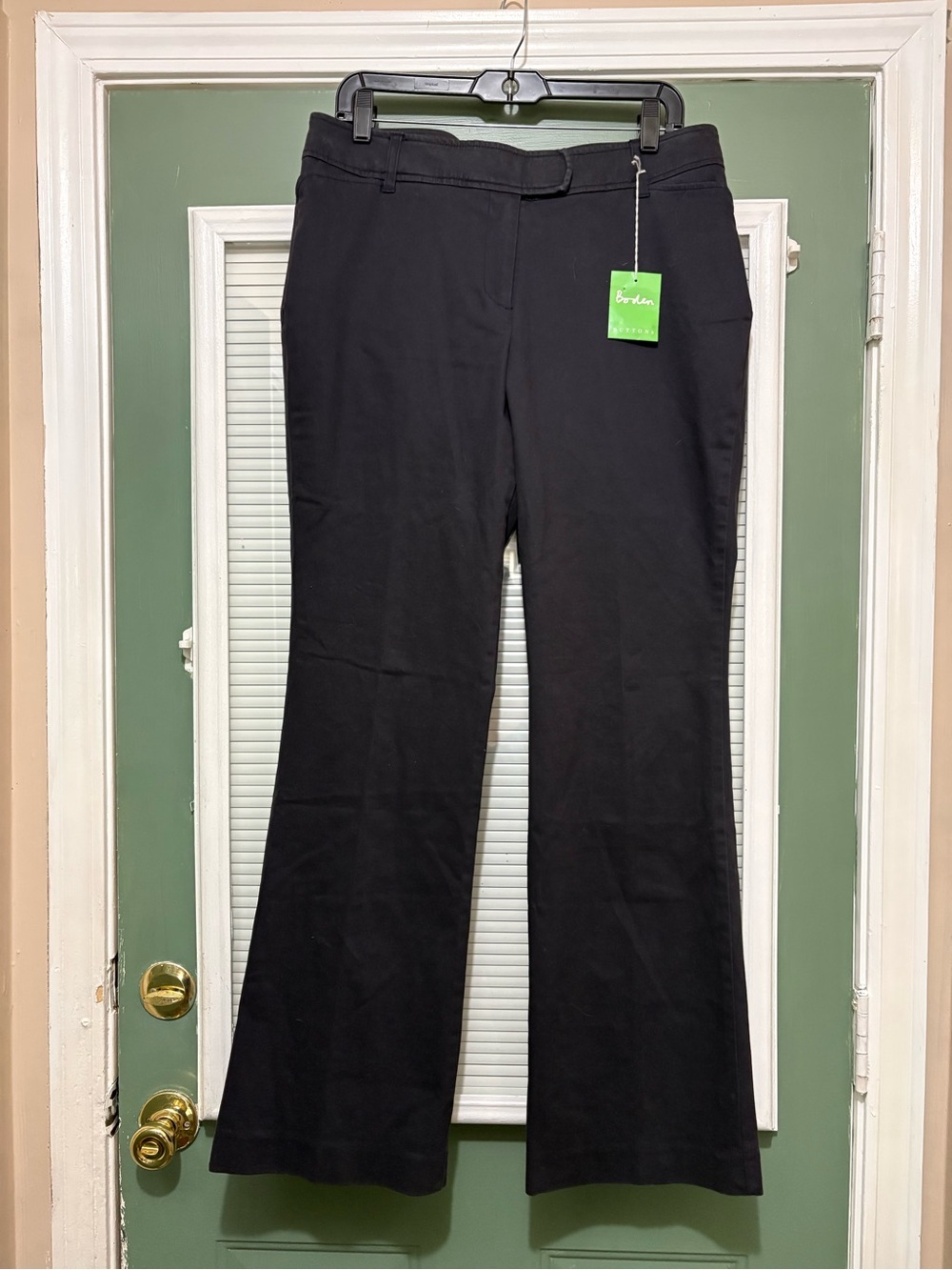 Boden Flare-leg trousers with a structured waistband 14